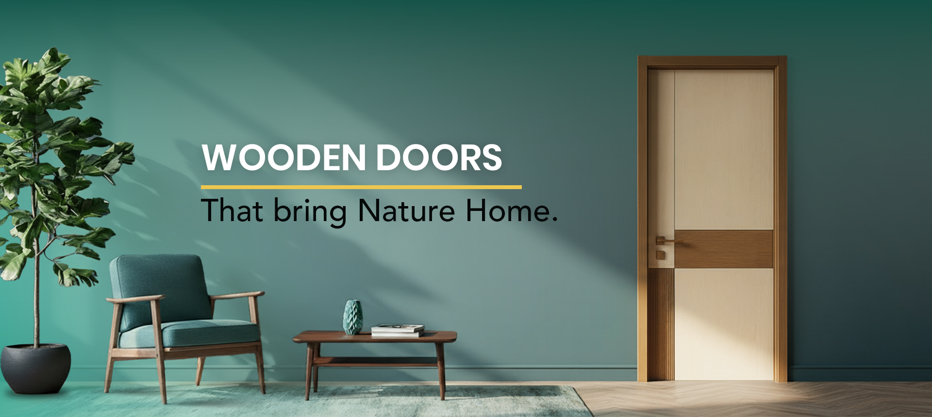 WOODEN DOOR BANNER 1 - 4
