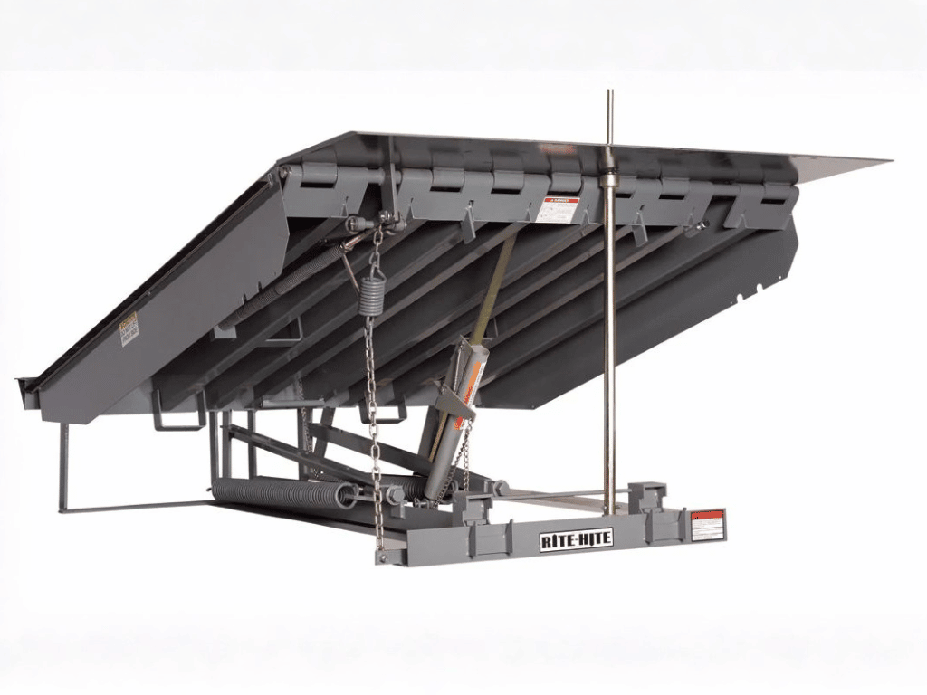 Loading dock leveler for warehouses and industrial buildings