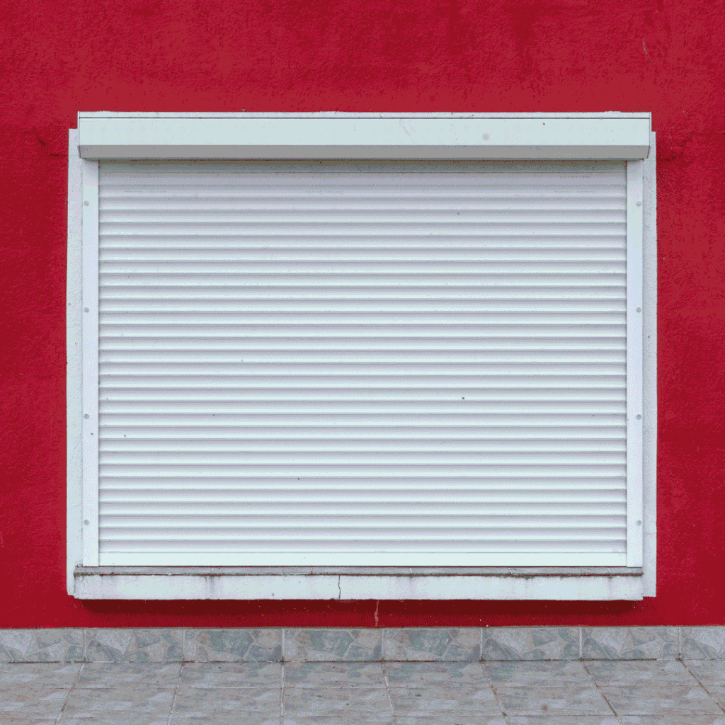 Industrial rolling shutter designed for maximum security