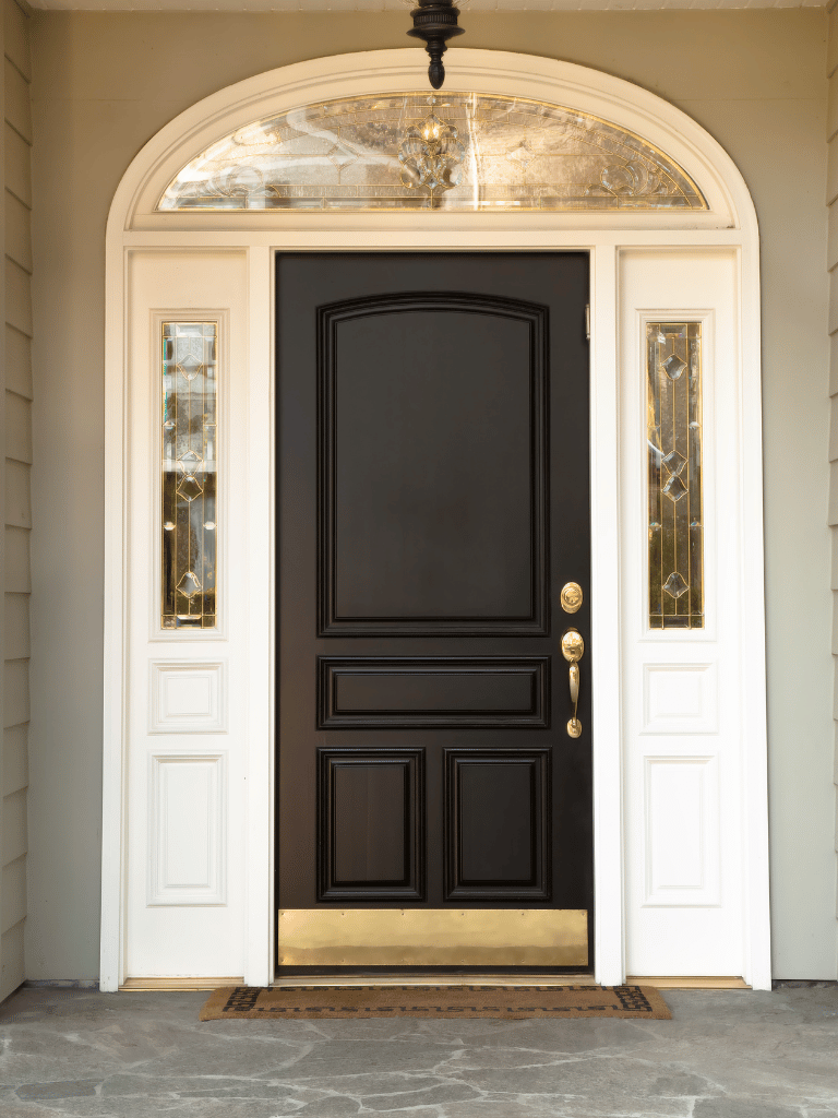 Custom steel door design for modern homes
