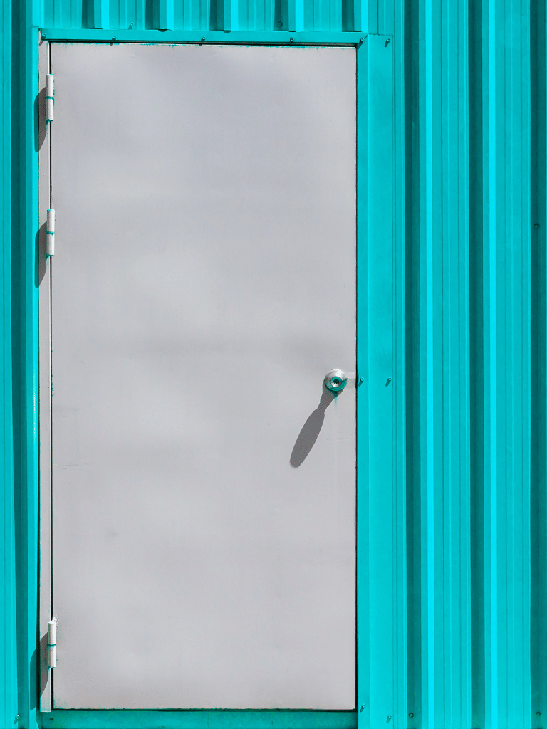 Decorative steel door design for villa entrance